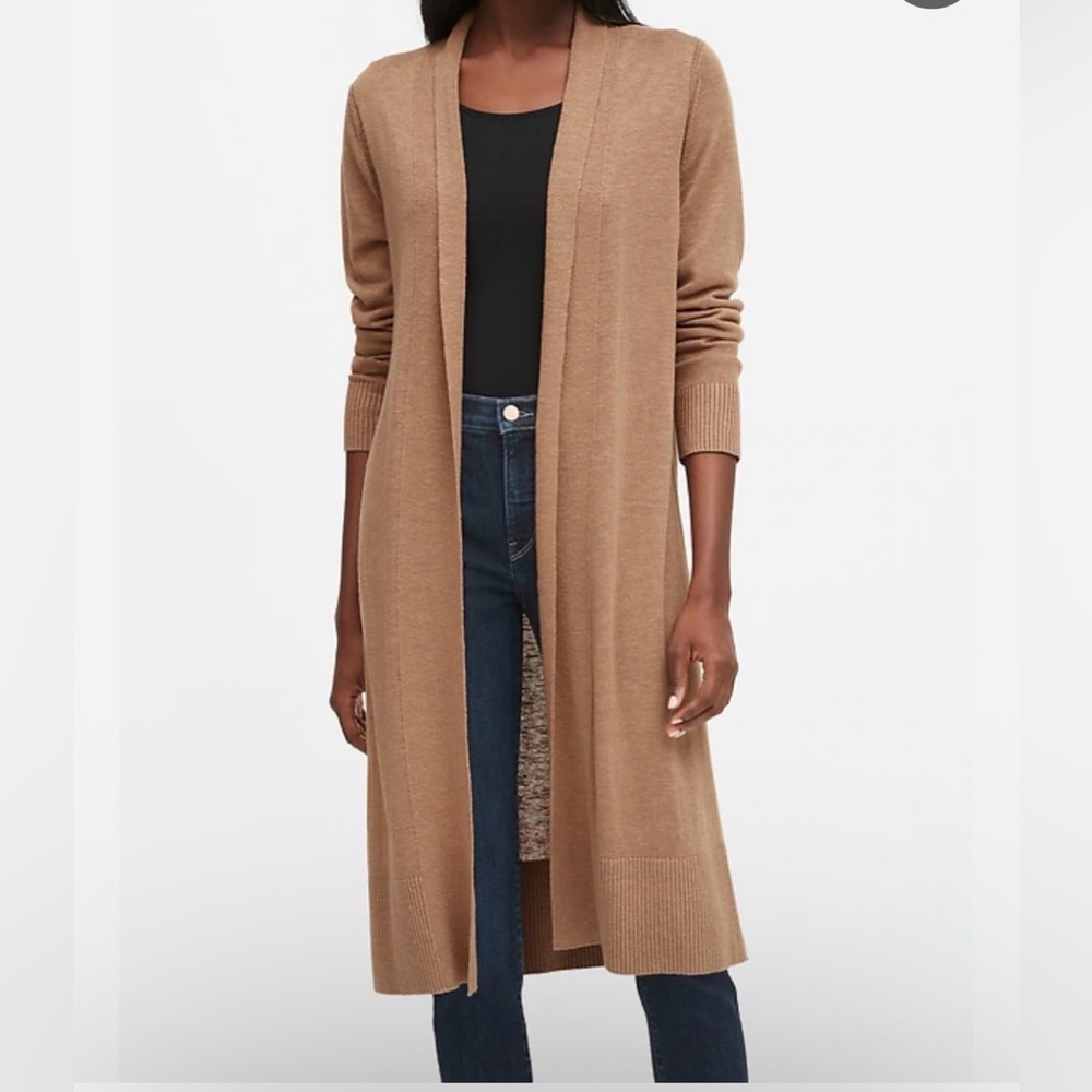 Banana Republic Duster Cardigan  Sweater - Camel - Size XS